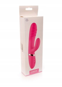 Silikonski vibrator za dvostruku stimulaciju Cindy 26 00123